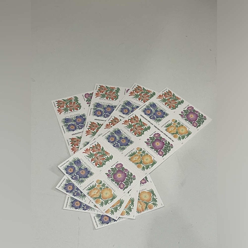 80 Mountain Flora 2022 Forever PostageStampsUS Postal USPS Flowers Weddings